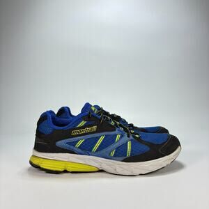 Montrail Ferocity Blue Black Yellow Trail Running Shoes GM2208-437 Men's Size 10
